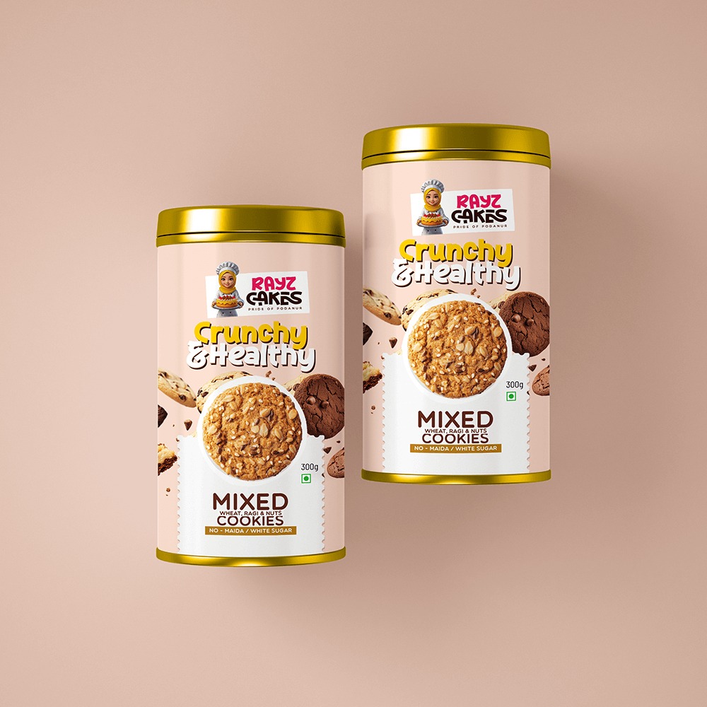 Mixed Cookies (Wheat, Ragi & Nuts)